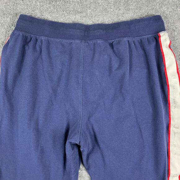 Champion Pants Mens XL Navy Blue Jogger Athletic Side Stripe Stretch Casual - Picture 9 of 10
